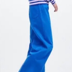 New Marni Uniqlo Blue Women's Baggy Jeans